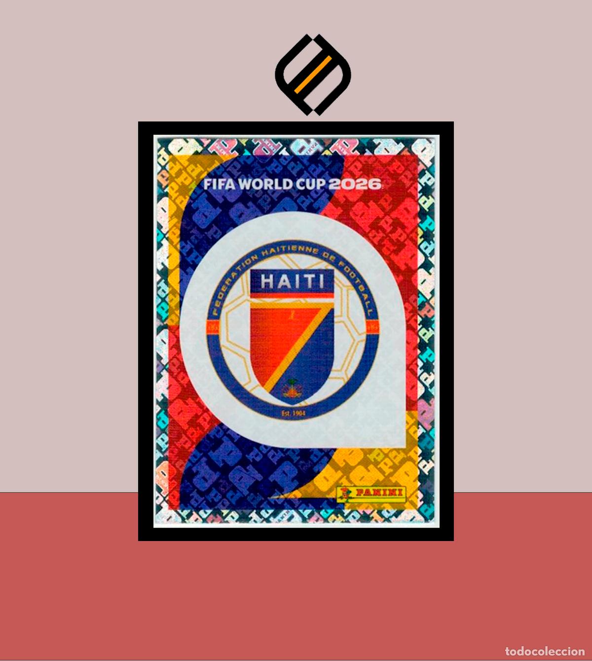 Figurine di Calcio: PANINI FIFA CLUB WORLD CUP 2026 26 HAI 1 ESCUDO HAITI STICKER MUNDIAL MEX CAN USA LIGA