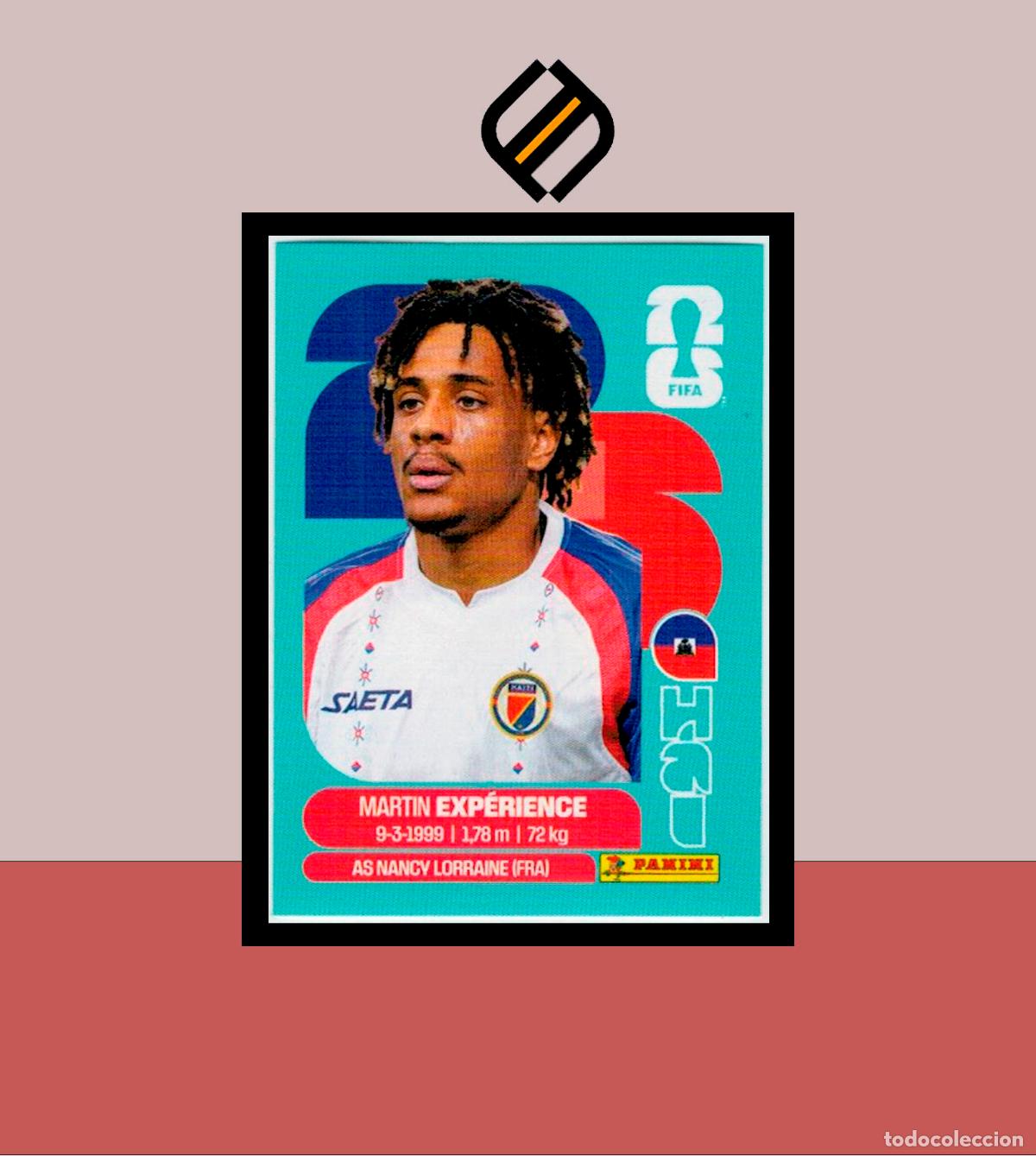 Cromos de F&uacute;tbol: PANINI FIFA CLUB WORLD CUP 2026 26 HAI 4 MARTIN EXP&Eacute;RIENCE HAITI STICKER MUNDIAL MEX CAN USA LIGA