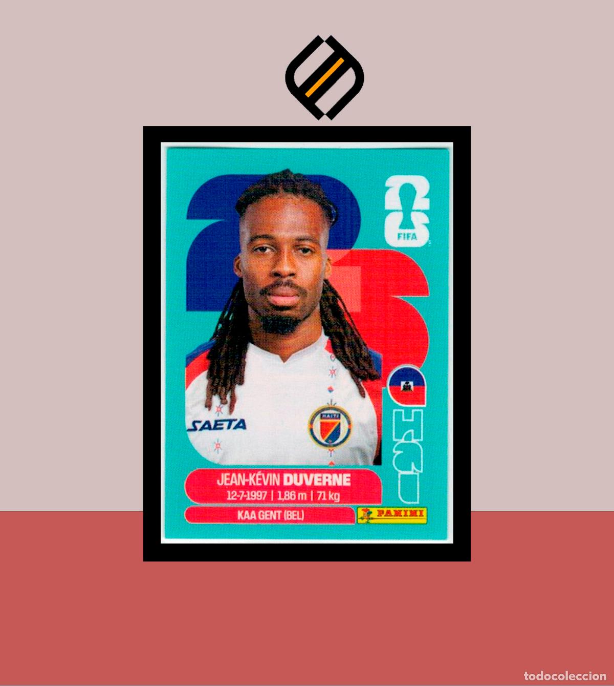 Cromos de F&uacute;tbol: PANINI FIFA CLUB WORLD CUP 2026 26 HAI 5 JEAN-K&Eacute;VIN DUVERME HAITI STICKER MUNDIAL MEX CAN USA LIGA