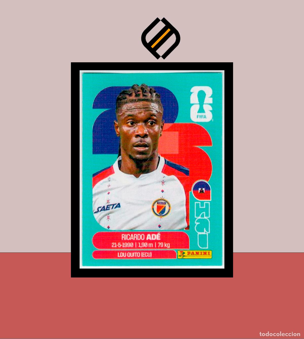Cromos de F&uacute;tbol: PANINI FIFA CLUB WORLD CUP 2026 26 HAI 6 RICARDO AD&Eacute; HAITI STICKER MUNDIAL MEX CAN USA LIGA