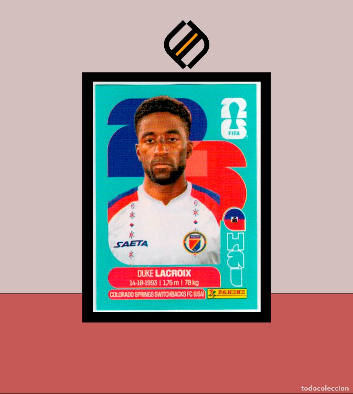Cromos de F&uacute;tbol: PANINI FIFA CLUB WORLD CUP 2026 26 HAI 7 DUKE LACROIX HAITI STICKER MUNDIAL MEX CAN USA LIGA