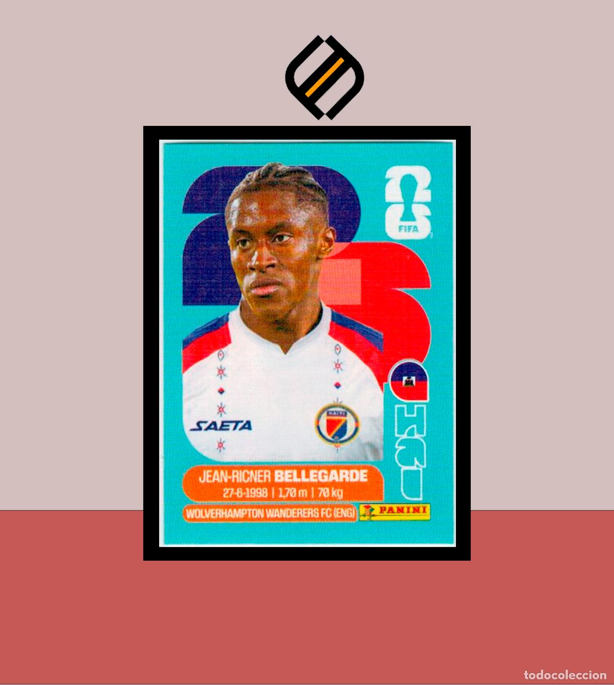 Cromos de F&uacute;tbol: PANINI FIFA CLUB WORLD CUP 2026 26 HAI 12 JEAN-RICNER BELLEGARDE HAITI STICKER MUNDIAL MEX CAN USA