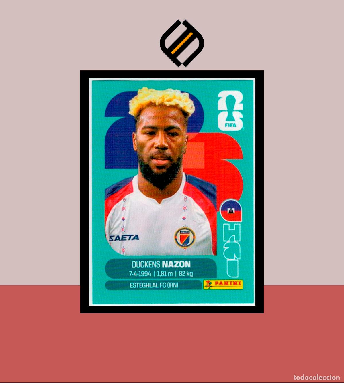 Cromos de F&uacute;tbol: PANINI FIFA CLUB WORLD CUP 2026 26 HAI 18 DUCKENS NAZON HAITI STICKER MUNDIAL MEX CAN USA LIGA