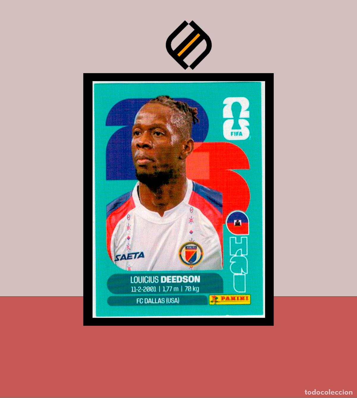 Cromos de F&uacute;tbol: PANINI FIFA CLUB WORLD CUP 2026 26 HAI 19 LOUICIUS DEEDSON HAITI STICKER MUNDIAL MEX CAN USA LIGA