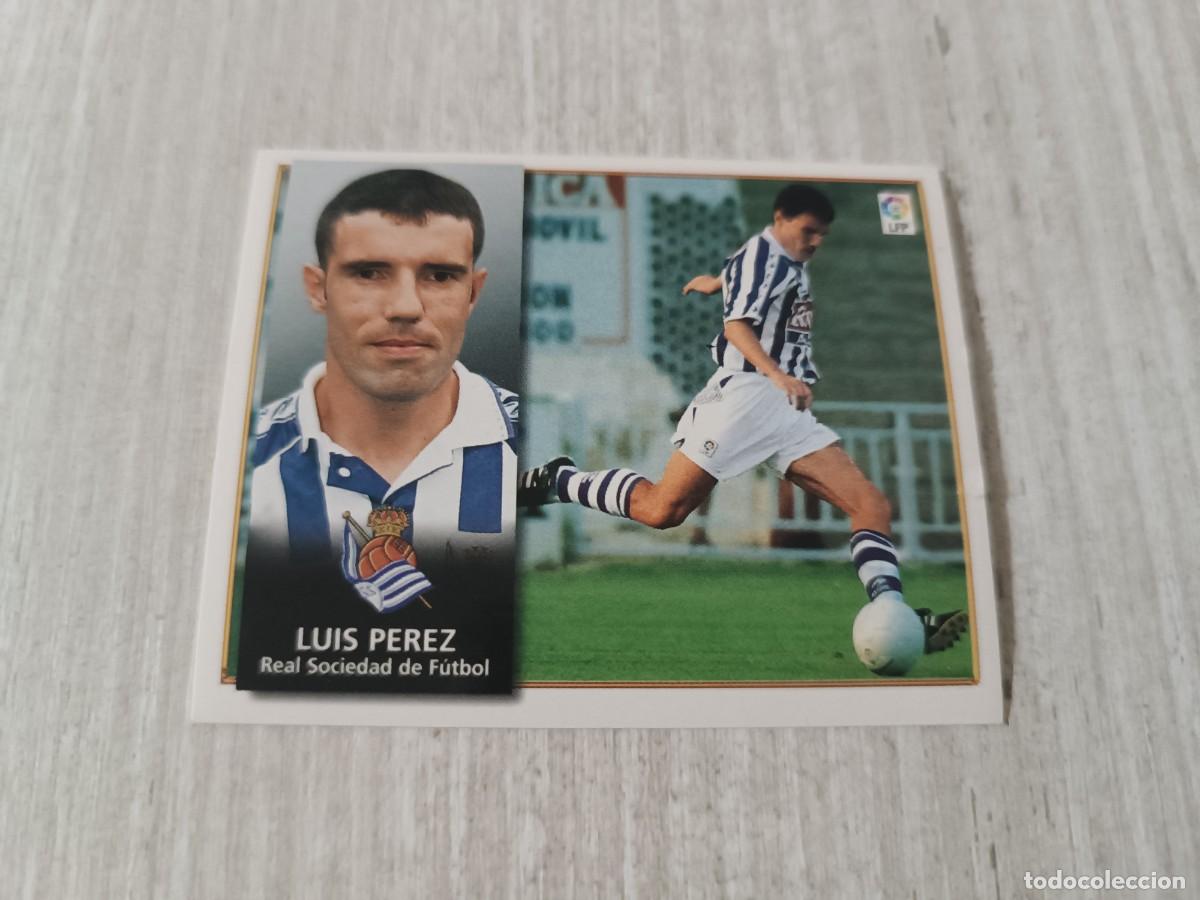 Cromos de F&uacute;tbol: LUIS P&Eacute;REZ COLOCA NUNCA PEGADO LIGA ESTE 98 99 1998 1999
