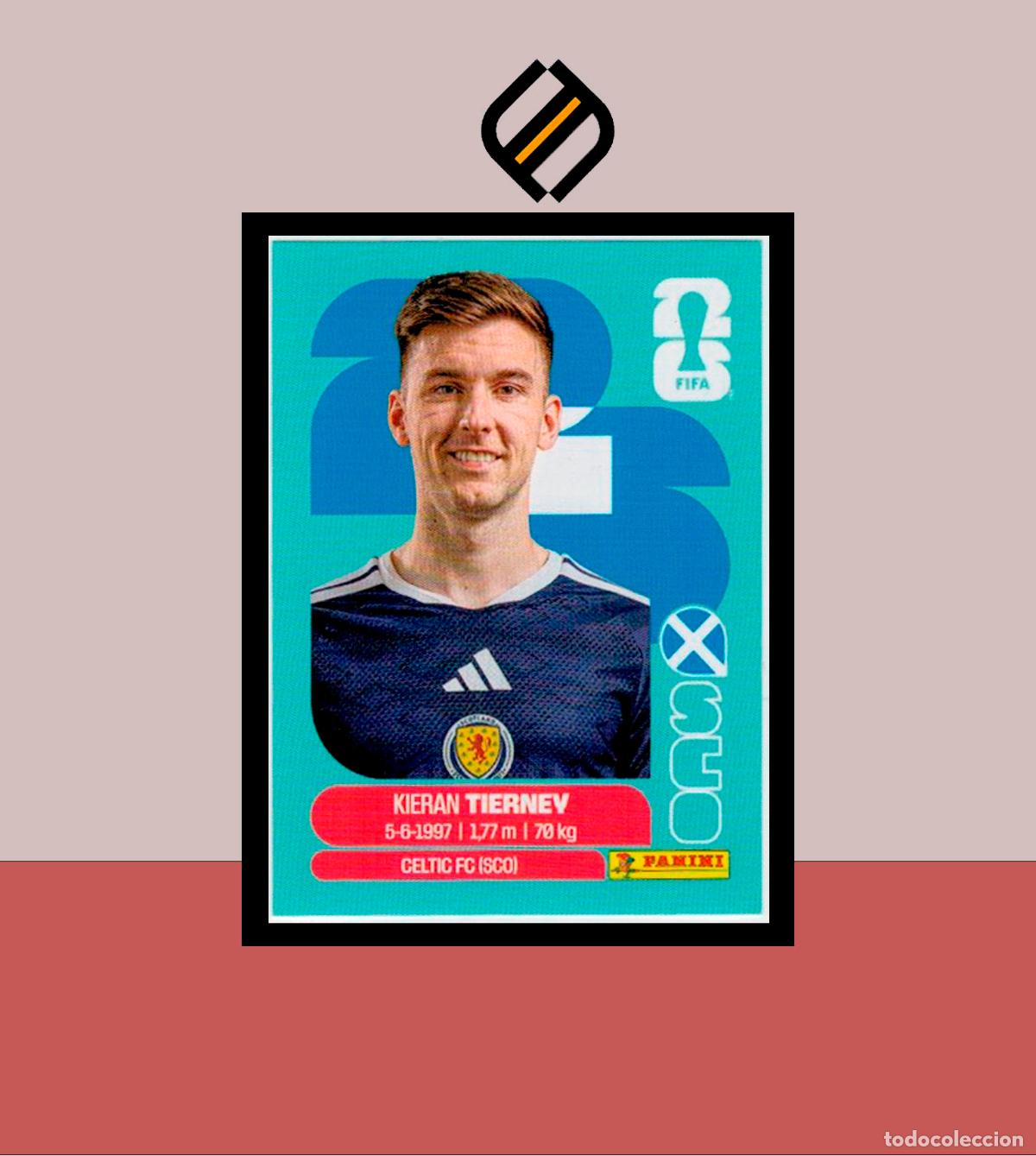 Cromos de F&uacute;tbol: PANINI FIFA CLUB WORLD CUP 2026 26 SCO 4 KIERAN TIERNEY ESCOCIA STICKER MUNDIAL MEX CAN USA LIGA
