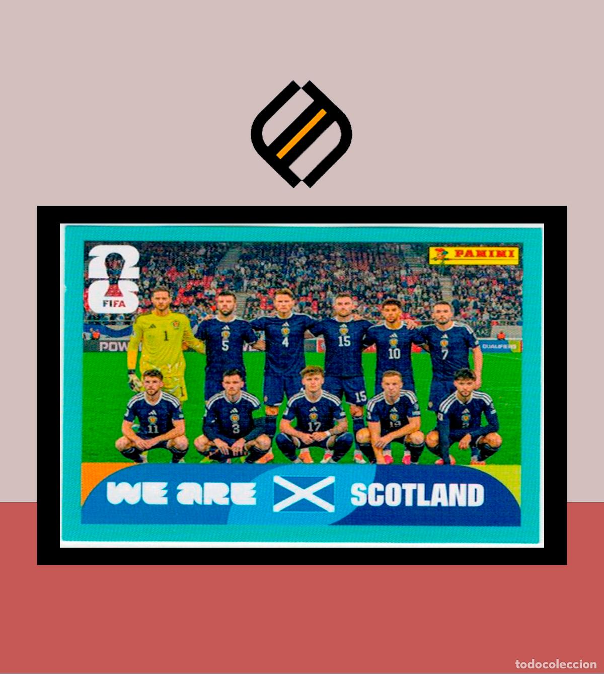 Cromos de F&uacute;tbol: PANINI FIFA CLUB WORLD CUP 2026 26 SCO 13 ALINEACI&Oacute;N ESCOCIA STICKER MUNDIAL MEX CAN USA LIGA