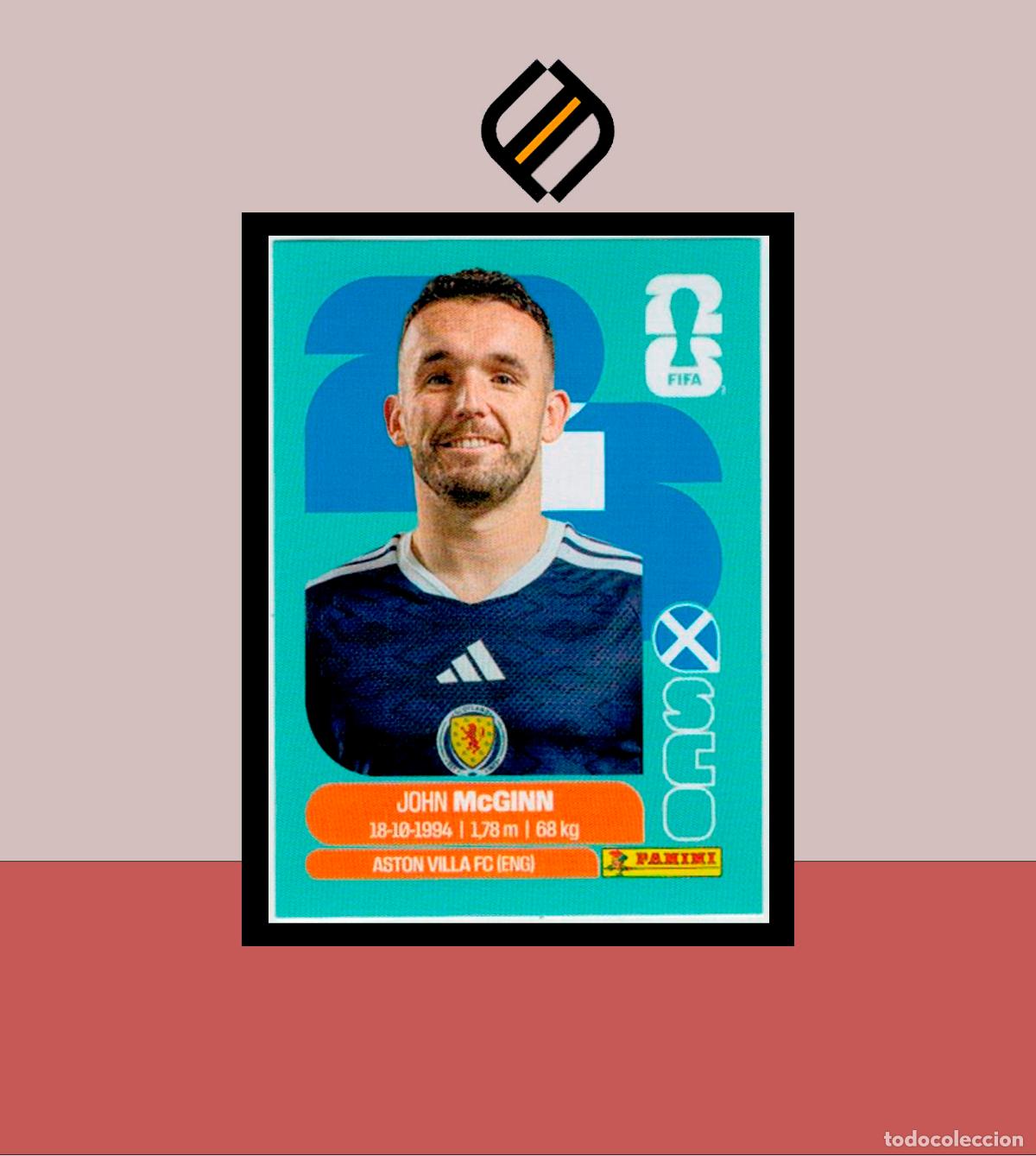 Cromos de F&uacute;tbol: PANINI FIFA CLUB WORLD CUP 2026 26 SCO 17 JOHN MCGINN ESCOCIA STICKER MUNDIAL MEX CAN USA LIGA