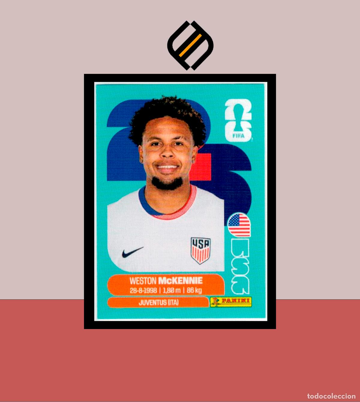 Figurine di Calcio: PANINI FIFA CLUB WORLD CUP 2026 26 USA 10 WESTON MCKENNY ESTADOS UNIDOS STICKER MUNDIAL MEX CAN