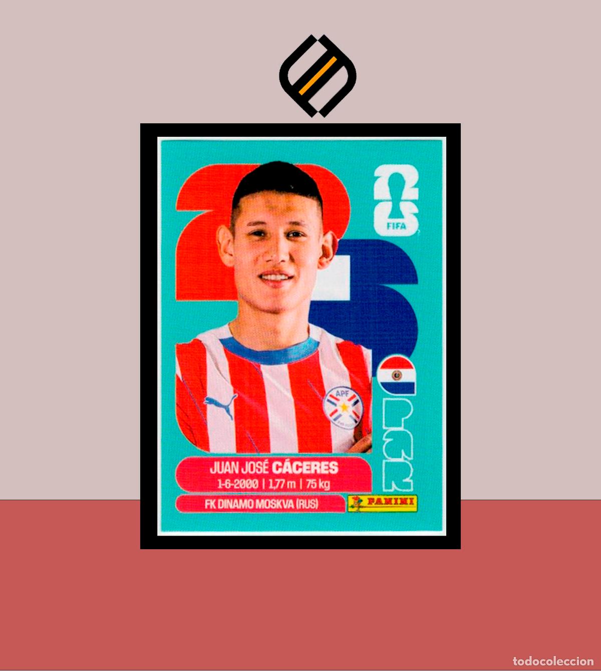 Cromos de F&uacute;tbol: PANINI FIFA CLUB WORLD CUP 2026 26 PAR 6 JUAN JOS&Eacute; C&Aacute;CERES PARAGUAY STICKER MUNDIAL MEX CAN USA LIGA