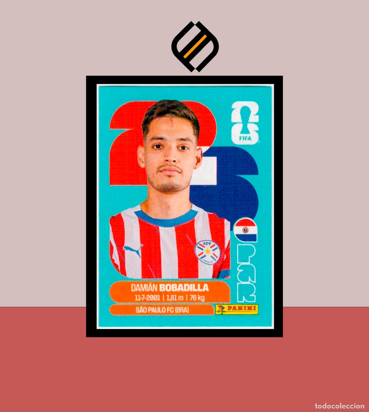 Cromos de F&uacute;tbol: PANINI FIFA CLUB WORLD CUP 2026 26 PAR 11 DAMI&Aacute;N BOBADILLA PARAGUAY STICKER MUNDIAL MEX CAN USA LIGA