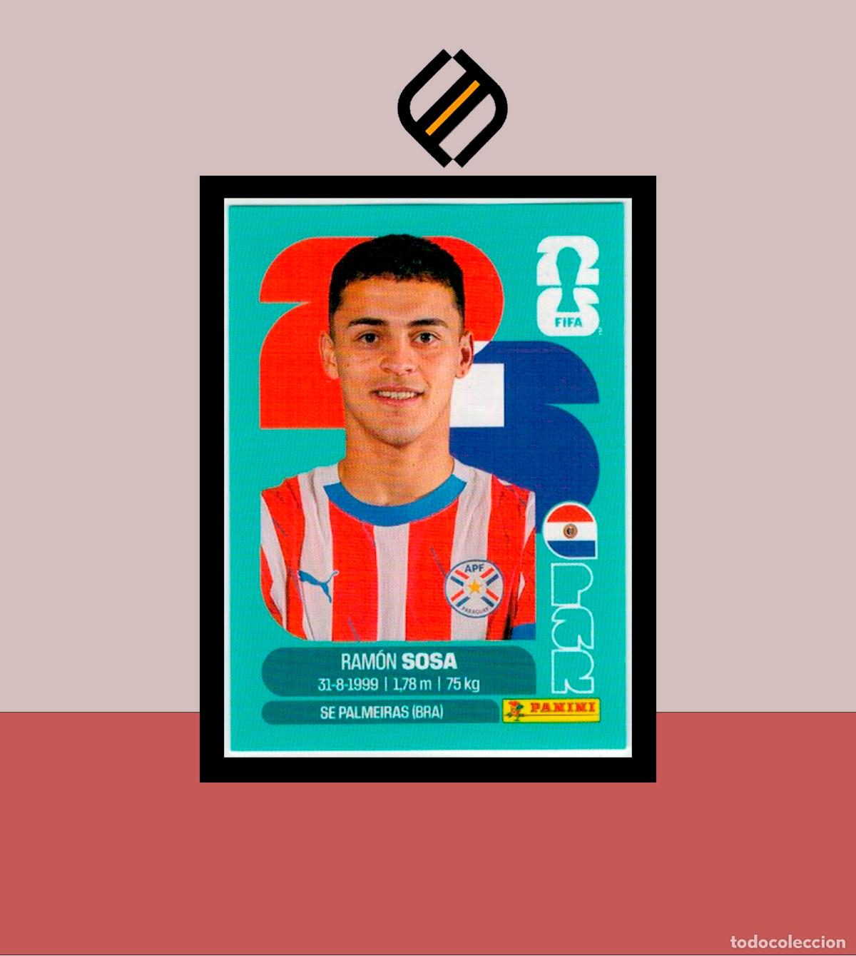 Cromos de F&uacute;tbol: PANINI FIFA CLUB WORLD CUP 2026 26 PAR 18 RAM&Oacute;N SOSA PARAGUAY STICKER MUNDIAL MEX CAN USA LIGA