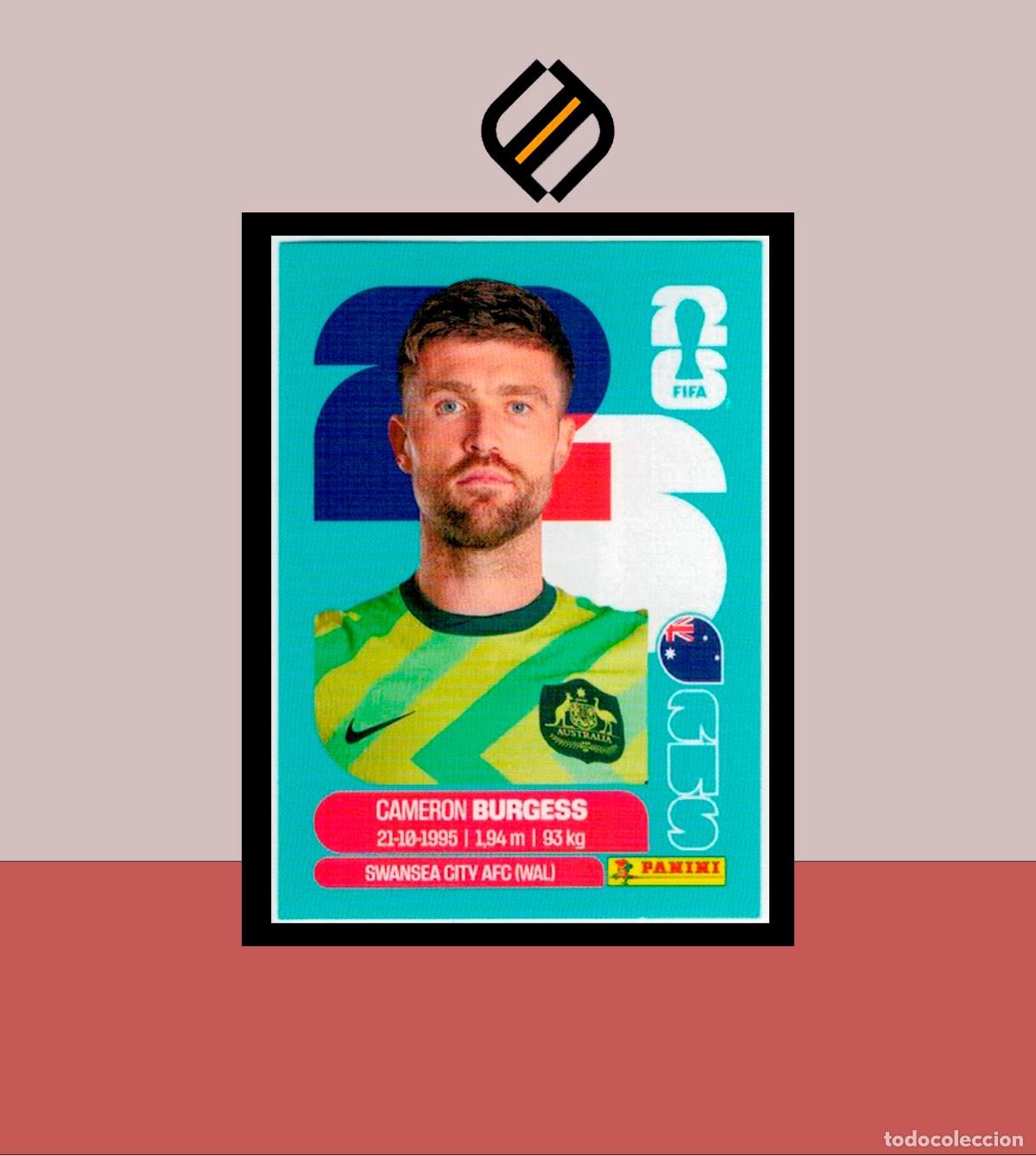 Cromos de F&uacute;tbol: PANINI FIFA CLUB WORLD CUP 2026 26 AUS 8 CAMERON BURGESS AUSTRALIA STICKER MUNDIAL MEX CAN USA LIGA