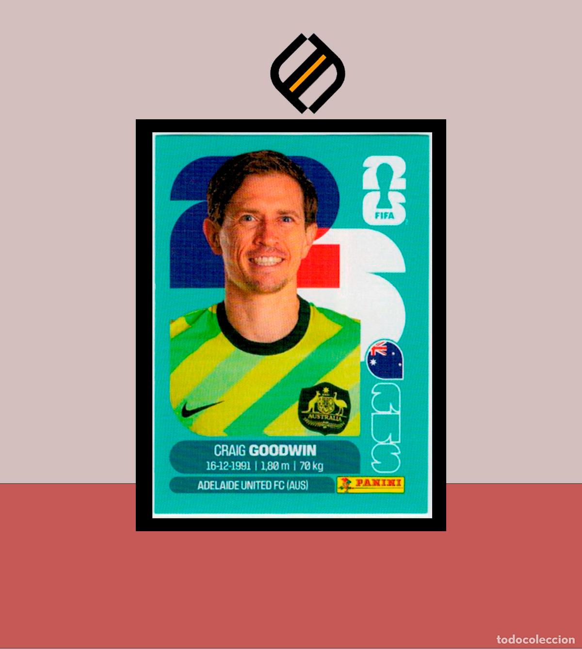 Cromos de F&uacute;tbol: PANINI FIFA CLUB WORLD CUP 2026 26 AUS 17 CRAIG GOODWIN AUSTRALIA STICKER MUNDIAL MEX CAN USA LIGA