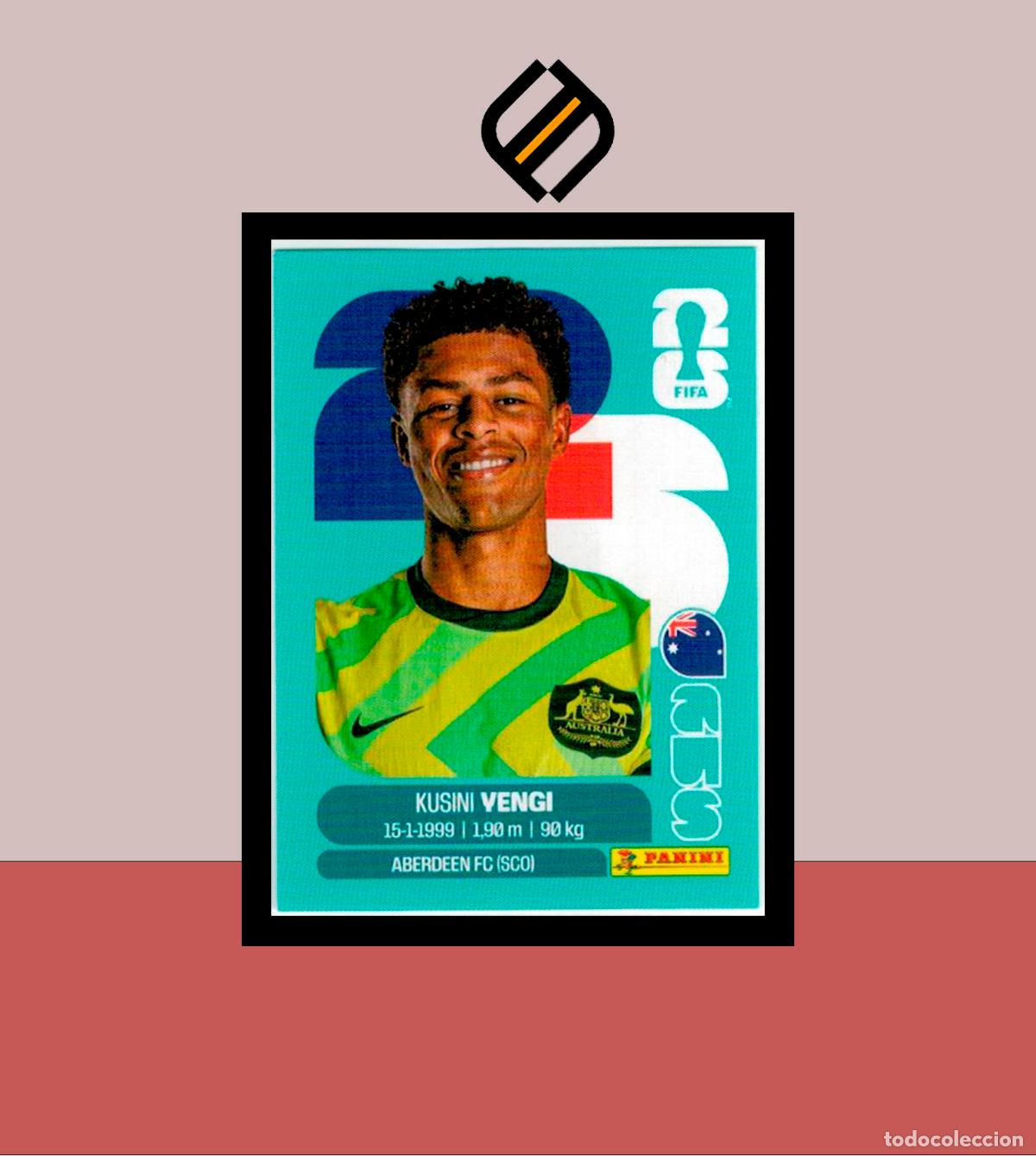Cromos de F&uacute;tbol: PANINI FIFA CLUB WORLD CUP 2026 26 AUS 18 KUSINI YENGI AUSTRALIA STICKER MUNDIAL MEX CAN USA LIGA