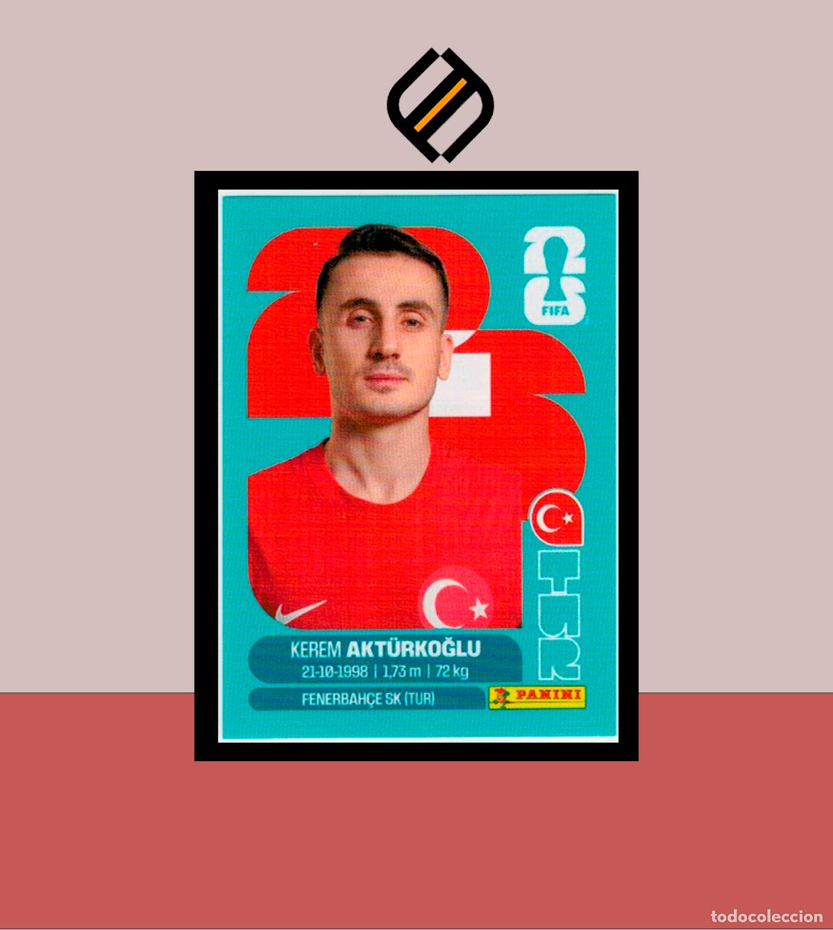 Cromos de F&uacute;tbol: PANINI FIFA CLUB WORLD CUP 2026 26 TUR 19 KEREM AKTURKOGLU TURQUIA STICKER MUNDIAL MEX CAN USA