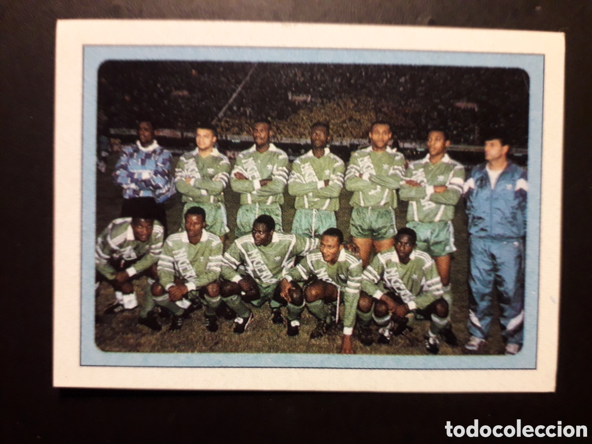 Cromos de F&uacute;tbol: EQUIPO NIGERIA N&deg; 314 MUNDIAL F&Uacute;TBOL USA/ESTADOS UNIDOS 94 1994 ED ESTADIO SIN PEG PEDIDO M&Iacute;NIMO 3&euro;