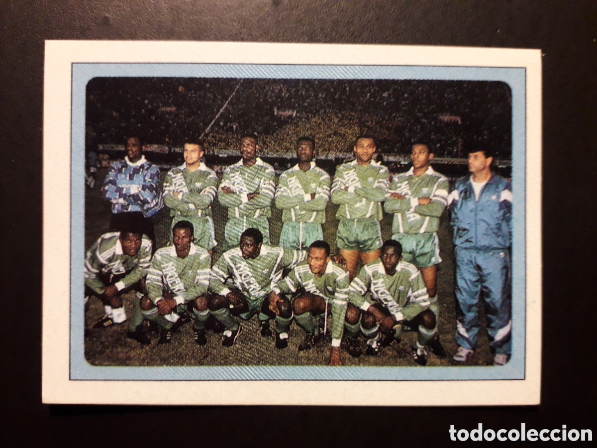 Cromos de F&uacute;tbol: EQUIPO NIGERIA N&deg; 314 MUNDIAL F&Uacute;TBOL USA/ESTADOS UNIDOS 94 1994 ED ESTADIO SIN PEG PEDIDO M&Iacute;NIMO 3&euro;