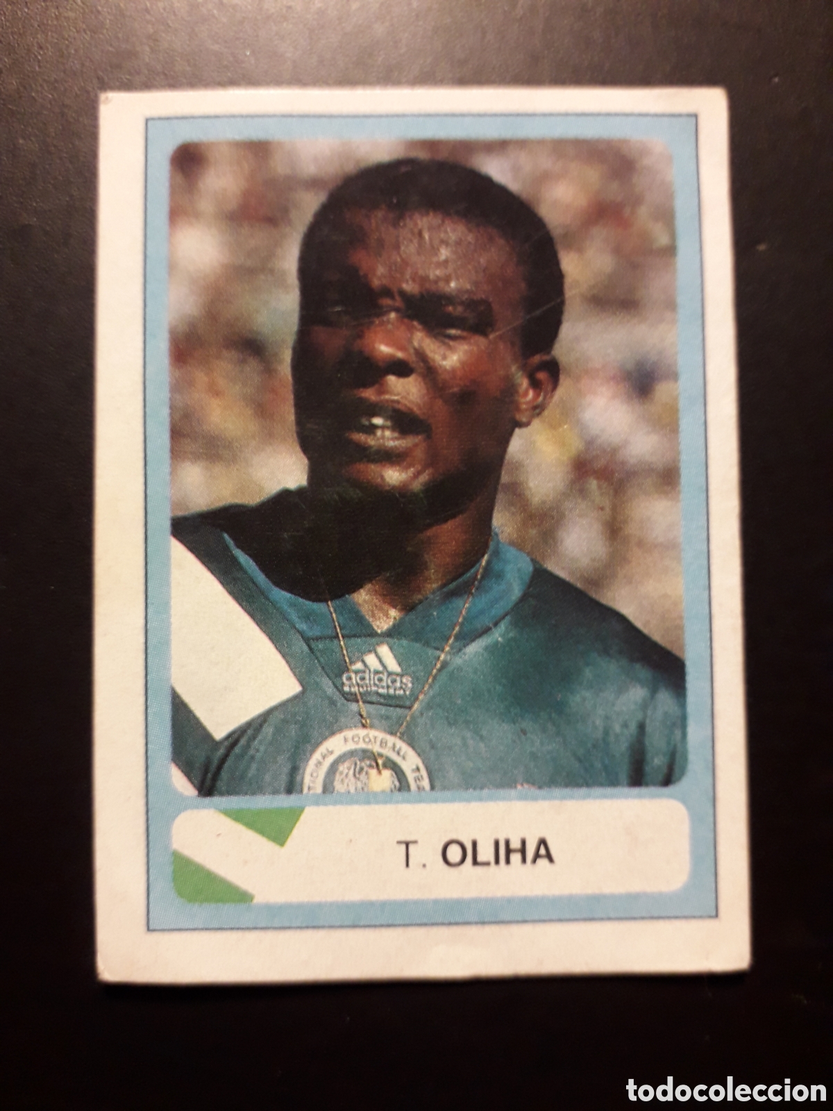 Cromos de F&uacute;tbol: OLIHA NIGERIA N&deg; 331 MUNDIAL F&Uacute;TBOL USA/ESTADOS UNIDOS 94 1994 ED ESTADIO, ARRUGAS PEDIDO M&Iacute;NIMO 3&euro;