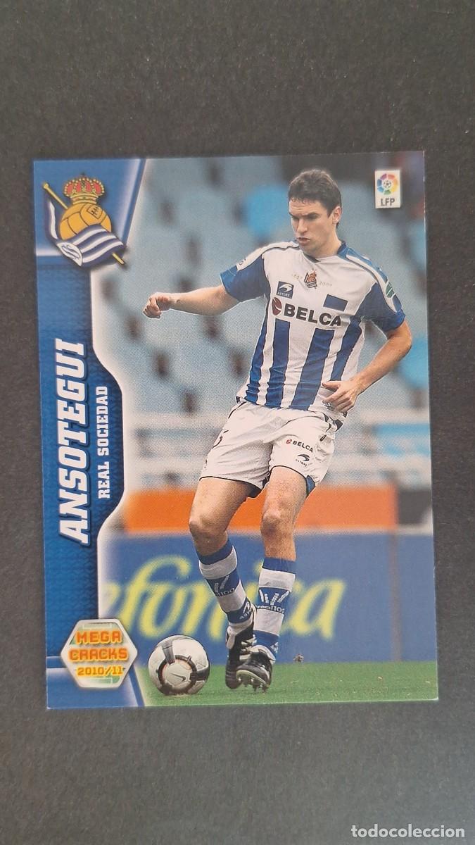 Cromos de F&uacute;tbol: L1 ANSOTEGUI REAL SOCIEDAD 258 PANINI MEGACRACKS 2010 2011 10 11