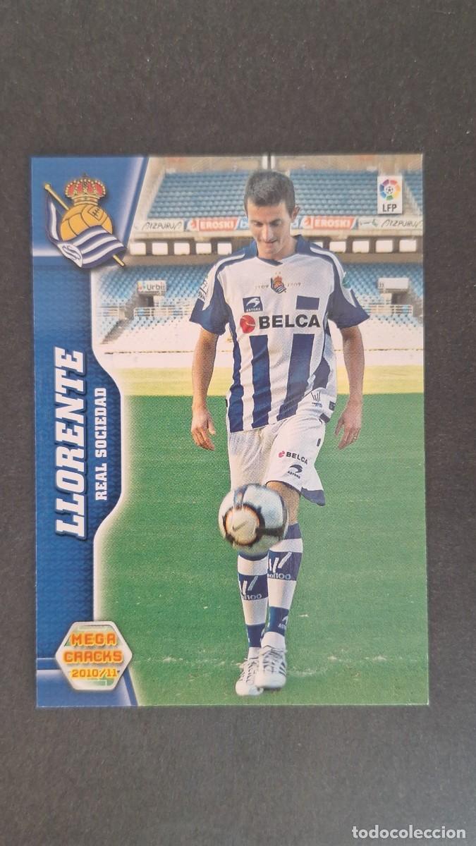 Cromos de f&uacute;tbol: L1 LLORENTE REAL SOCIEDAD 268 PANINI MEGACRACKS 2010 2011 10 11
