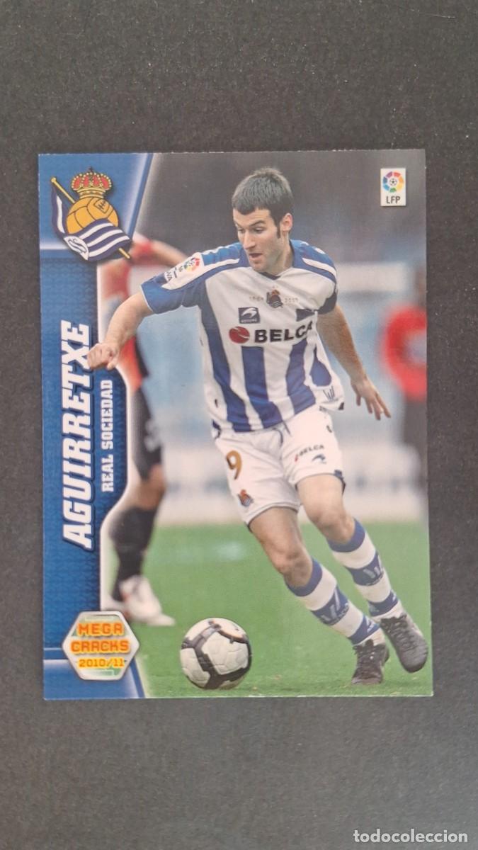 Cromos de f&uacute;tbol: L1 AGUIRRETXE REAL SOCIEDAD 269 PANINI MEGACRACKS 2010 2011 10 11