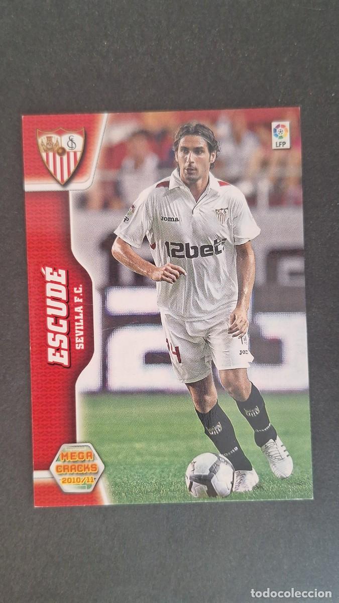 Cromos de F&uacute;tbol: L1 ESCUDE SEVILLA F. C. 275 PANINI MEGACRACKS 2010 2011 10 11