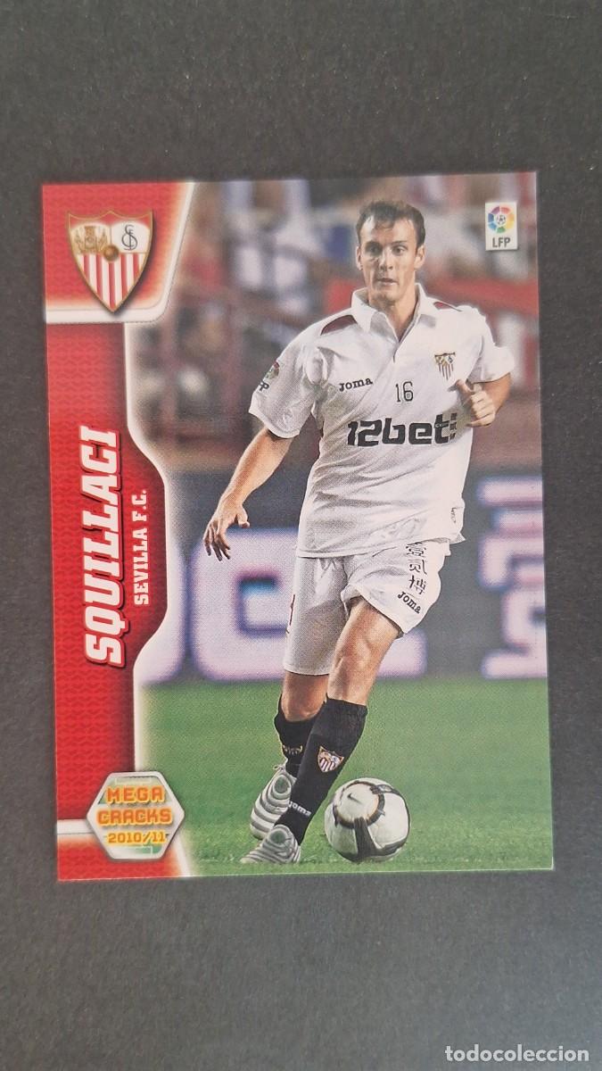 Cromos de F&uacute;tbol: L1 SQUILLACI SEVILLA F. C. 277 PANINI MEGACRACKS 2010 2011 10 11