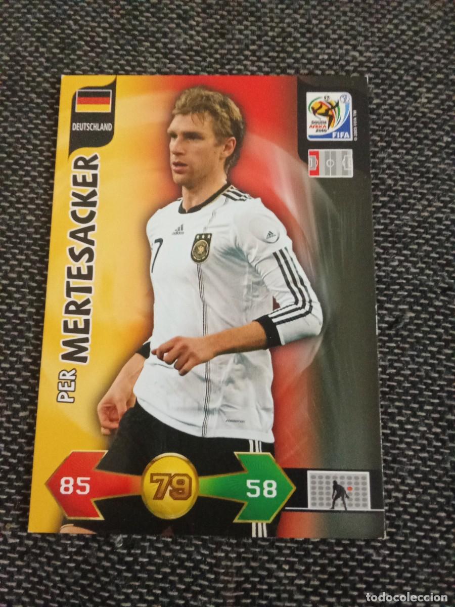 Cromos de F&uacute;tbol: Mertersacker ADRENALYN FIFA world CUP Sud&aacute;frica 2010
