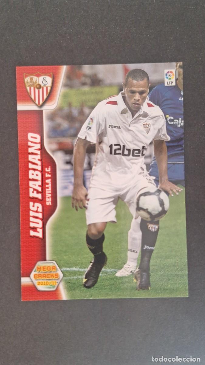 Cromos de F&uacute;tbol: L1 LUIS FABIANO SEVILLA F. C. 287 PANINI MEGACRACKS 2010 2011 10 11
