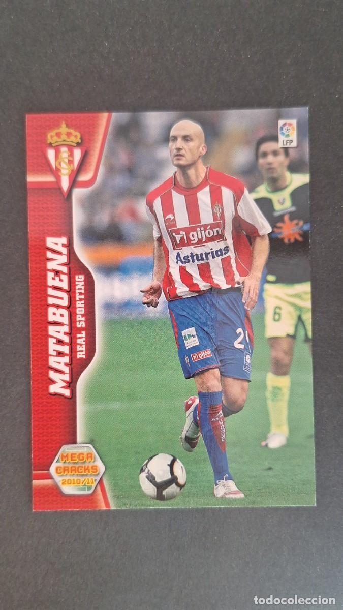 Cromos de F&uacute;tbol: L1 MATABUENA SPORTING DE GIJON 298 PANINI MEGACRACKS 2010 2011 10 11