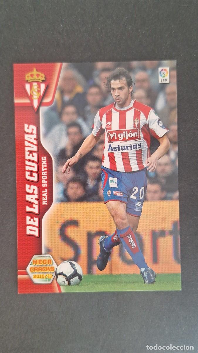 Cromos de F&uacute;tbol: L1 DE LAS CUEVAS SPORTING DE GIJON 300 PANINI MEGACRACKS 2010 2011 10 11