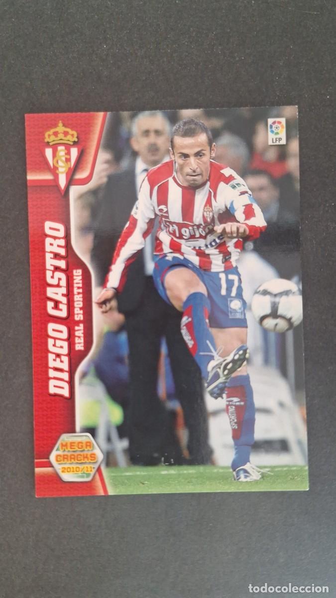 Cromos de Futebol: L1 DIEGO CASTRO SPORTING DE GIJON 303 PANINI MEGACRACKS 2010 2011 10 11