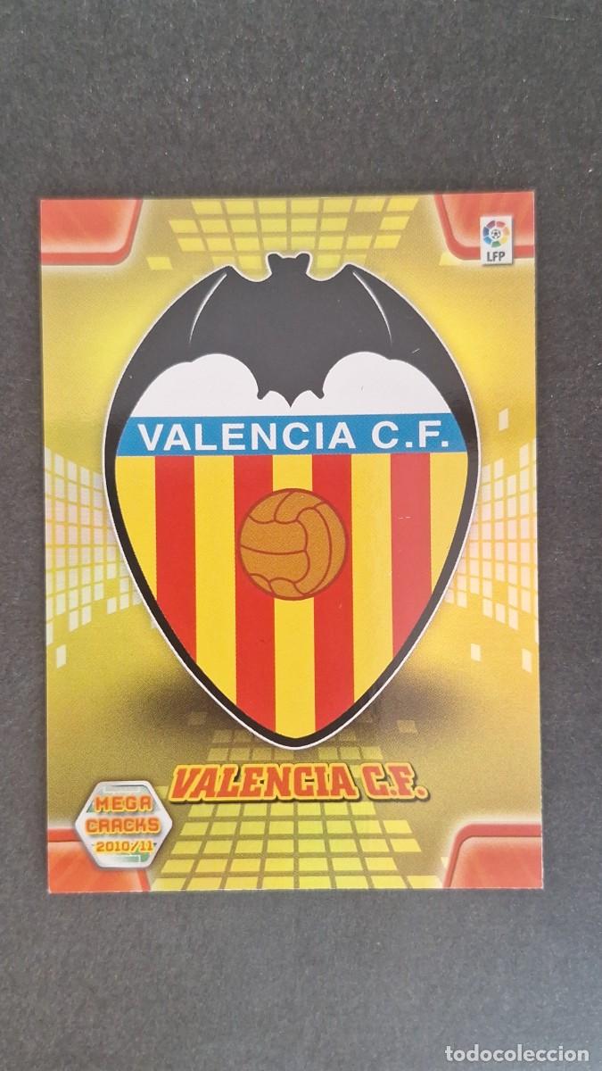 Cromos de Futebol: L1 ESCUDO VALENCIA C. F. 307 PANINI MEGACRACKS 2010 2011 10 11