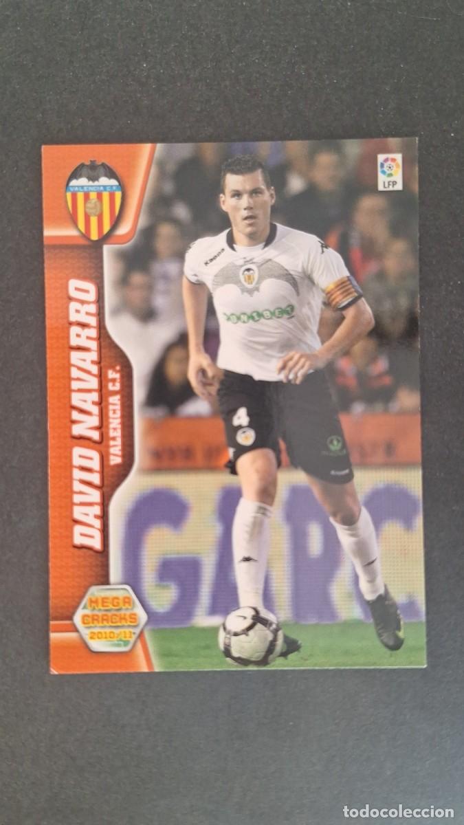Cromos de Futebol: L1 DAVID NAVARRO VALENCIA C. F. 312 PANINI MEGACRACKS 2010 2011 10 11