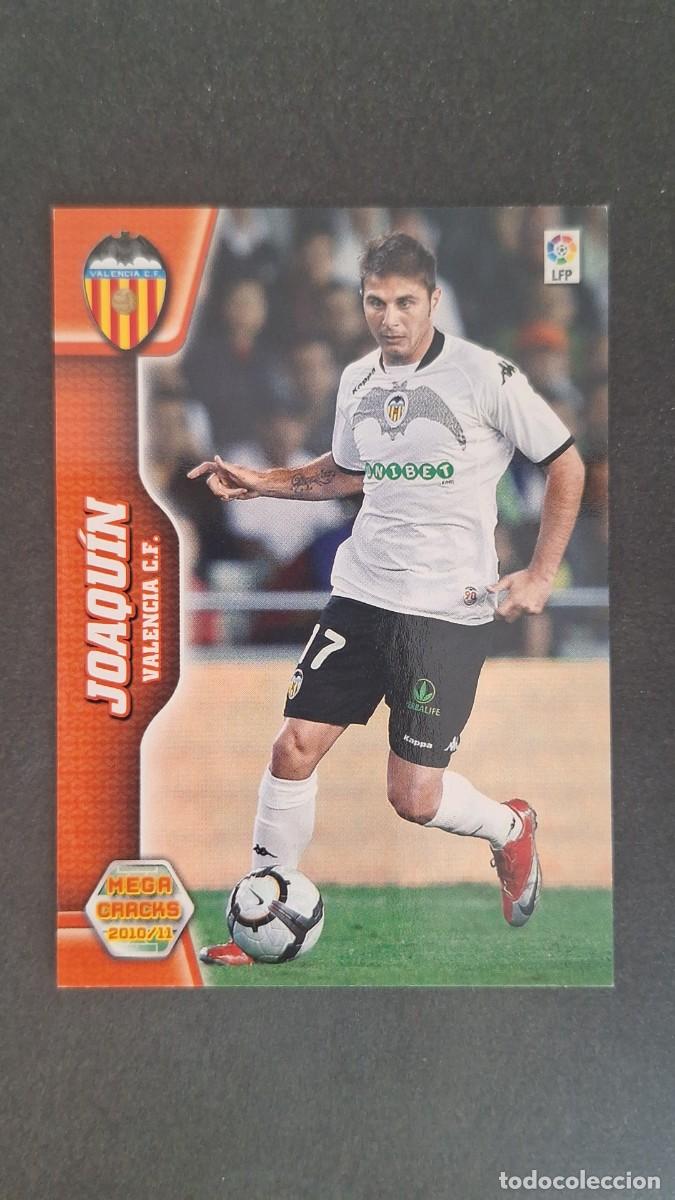 Cromos de Futebol: L1 JOAQUIN VALENCIA C. F. 317 PANINI MEGACRACKS 2010 2011 10 11