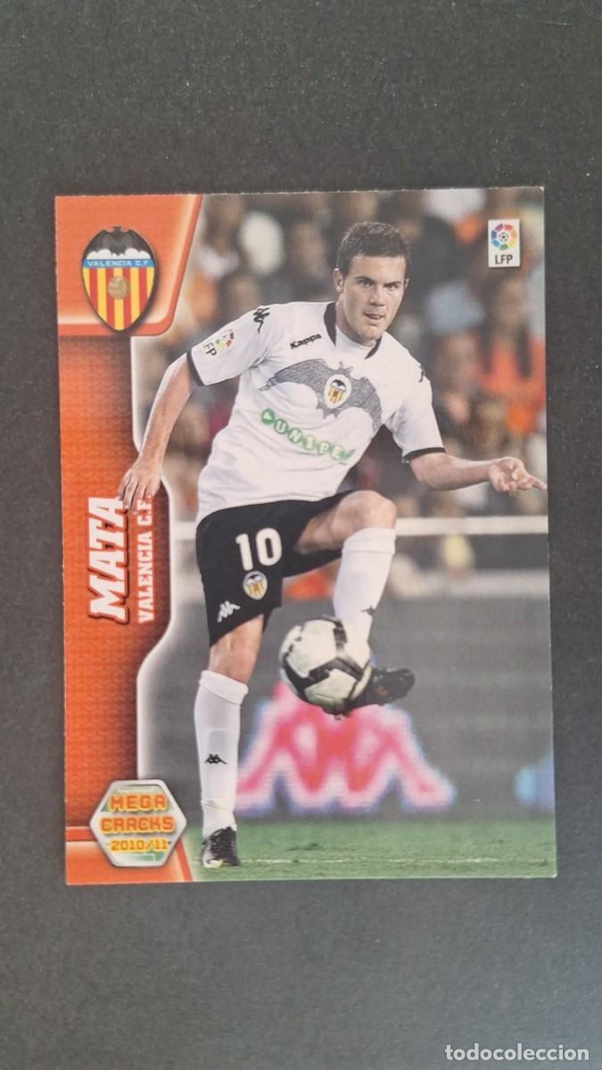 Cromos de F&uacute;tbol: L1 MATA VALENCIA C. F. 322 PANINI MEGACRACKS 2010 2011 10 11