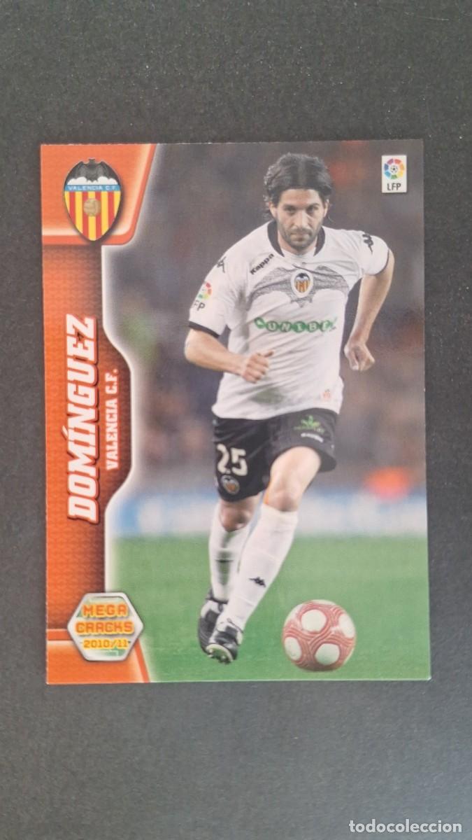 Cromos de F&uacute;tbol: L1 DOMINGUEZ VALENCIA C. F. 323 PANINI MEGACRACKS 2010 2011 10 11