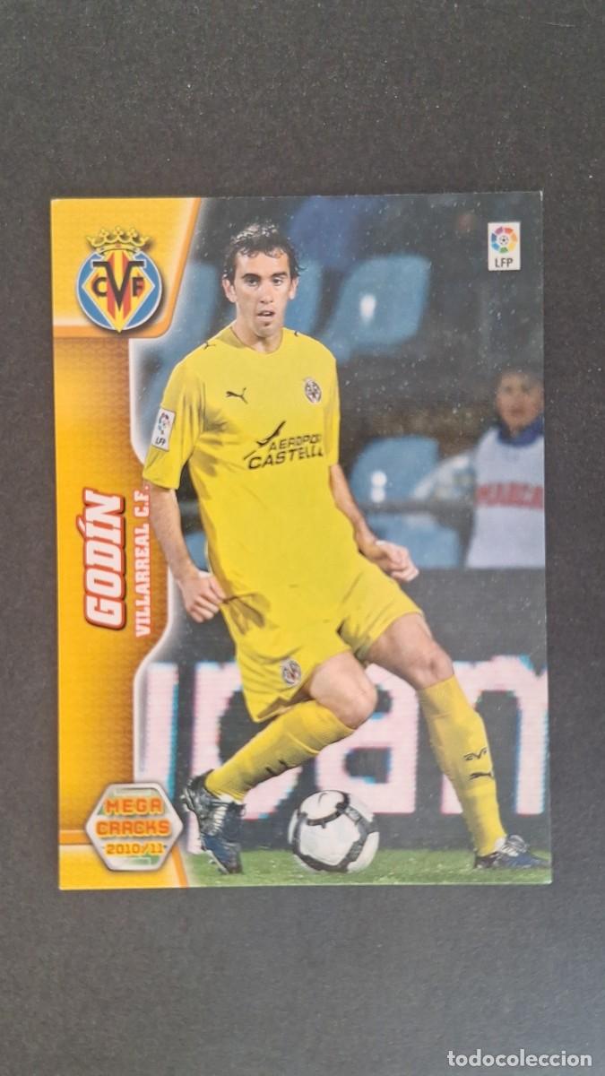 Cromos de F&uacute;tbol: L1 GODIN VILLARREAL C. F. 330 PANINI MEGACRACKS 2010 2011 10 11