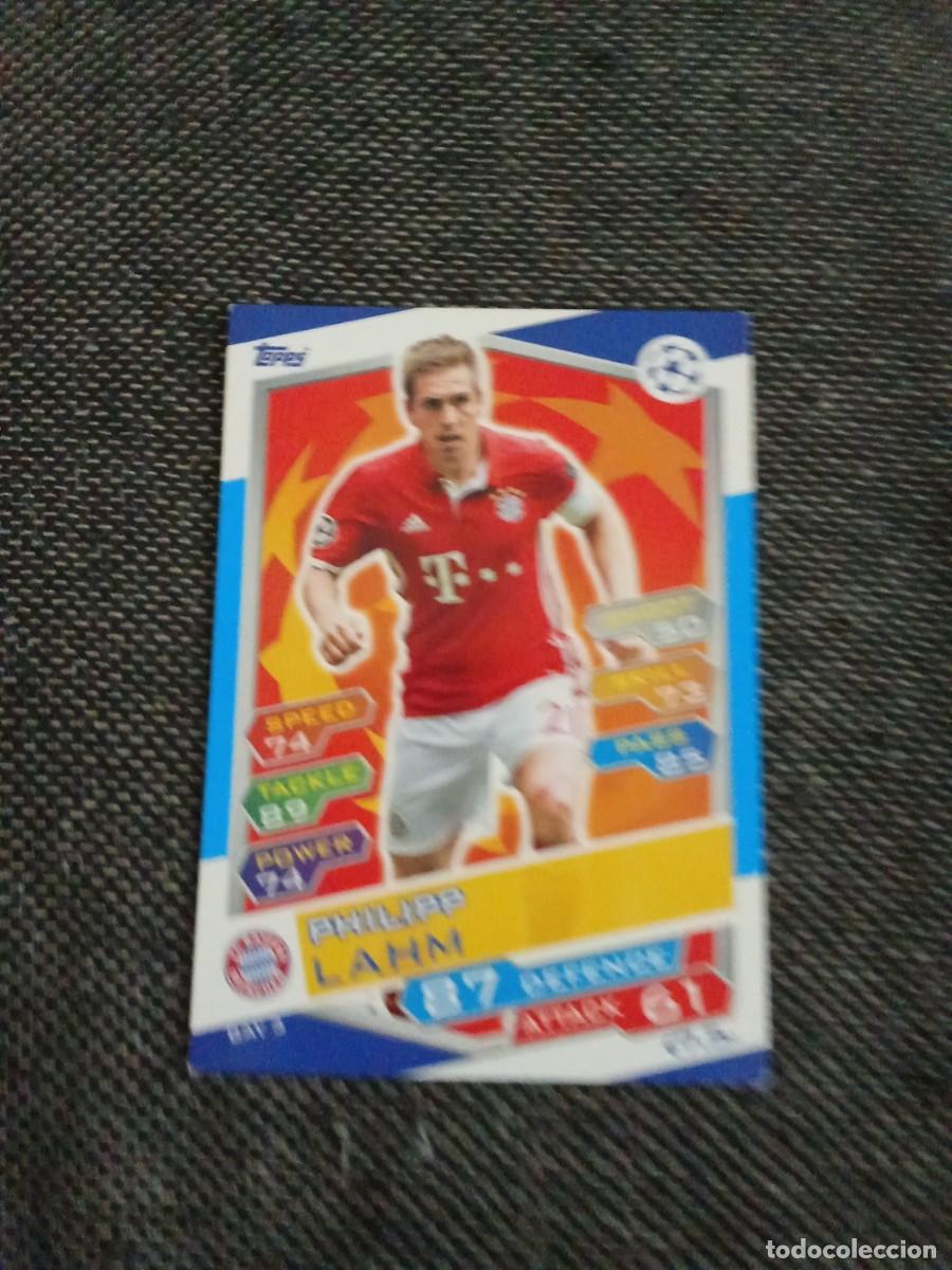 Cromos de F&uacute;tbol: BAY 3 lahm Bayern Munich match attax champions league 2016-17
