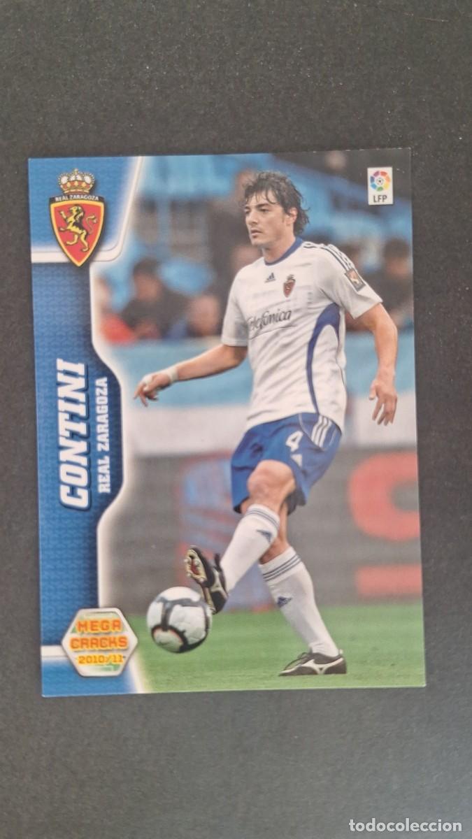 Cromos de F&uacute;tbol: L1 CONTINI REAL ZARAGOZA 349 PANINI MEGACRACKS 2010 2011 10 11