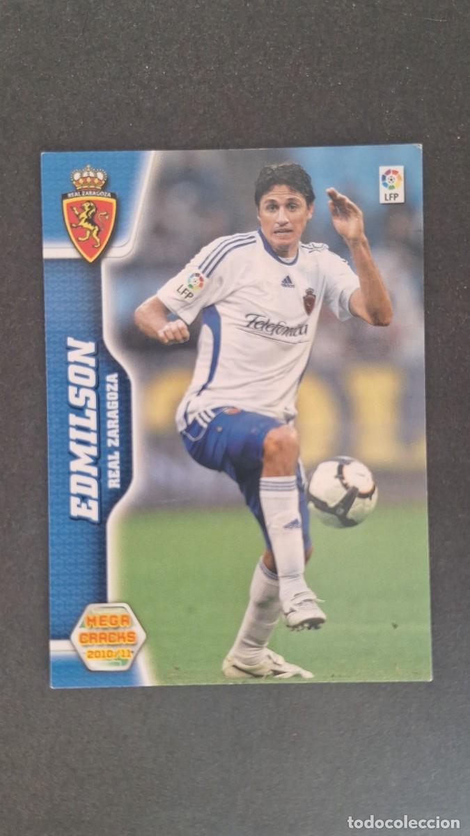 Cromos de F&uacute;tbol: L1 EDMILSON REAL ZARAGOZA 350 PANINI MEGACRACKS 2010 2011 10 11