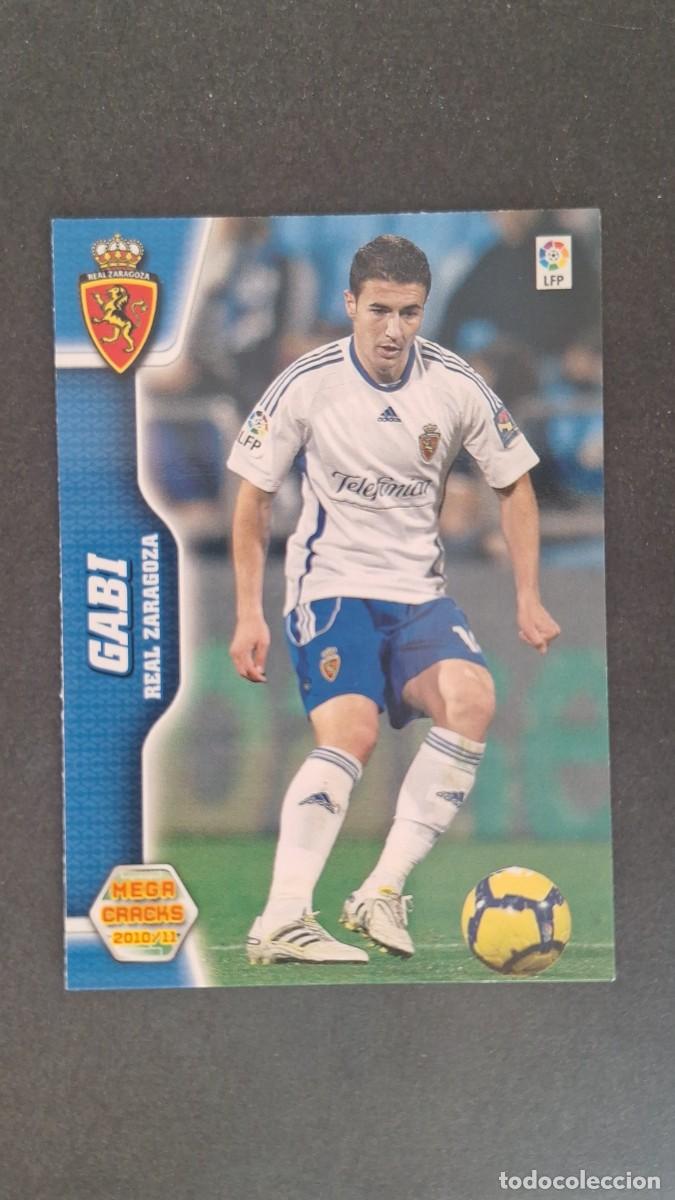 Cromos de F&uacute;tbol: L1 GABI REAL ZARAGOZA 351 PANINI MEGACRACKS 2010 2011 10 11