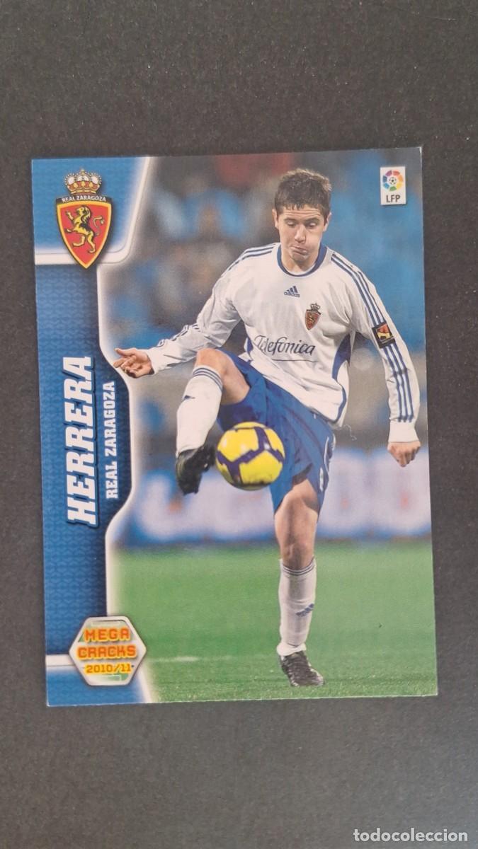 Cromos de F&uacute;tbol: L1 HERRERA REAL ZARAGOZA 355 PANINI MEGACRACKS 2010 2011 10 11