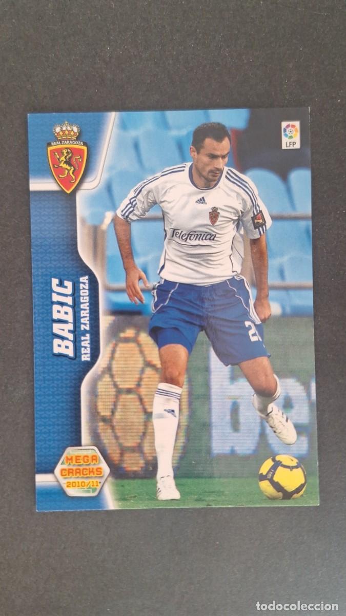 Cromos de F&uacute;tbol: L1 BABIC REAL ZARAGOZA 357 PANINI MEGACRACKS 2010 2011 10 11