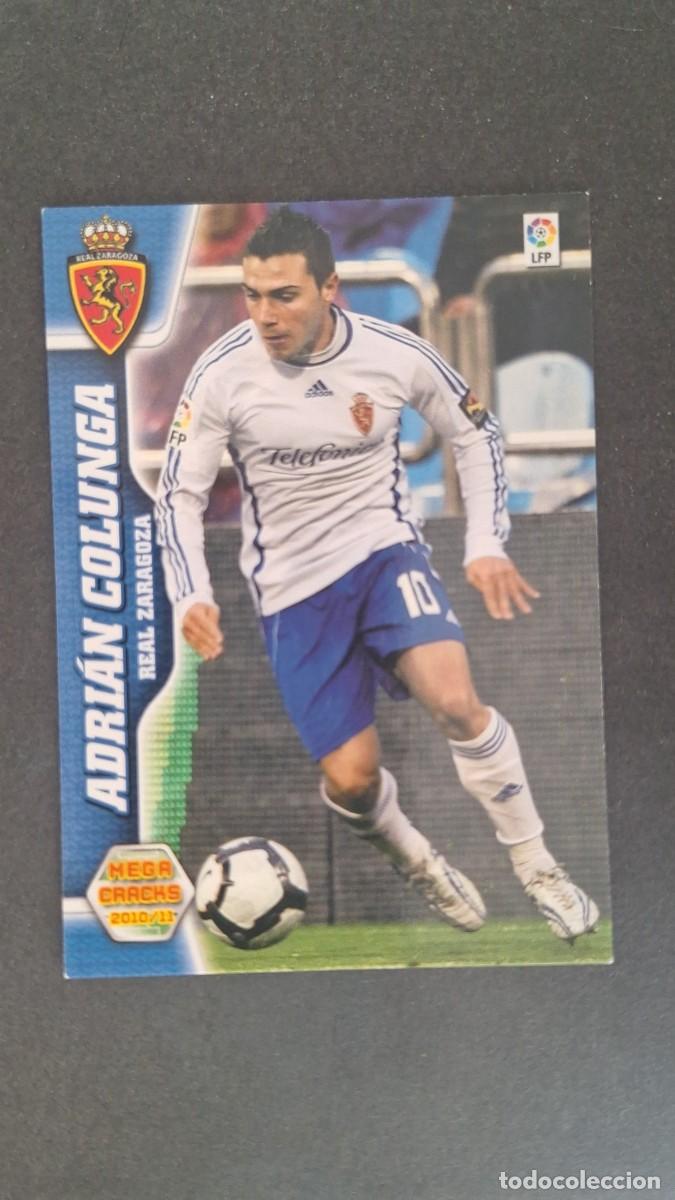 Cromos de F&uacute;tbol: L1 ADRIAN COLUNGA REAL ZARAGOZA 359 PANINI MEGACRACKS 2010 2011 10 11