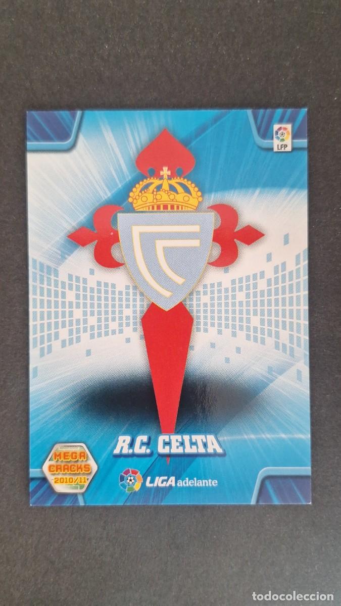 Cromos de F&uacute;tbol: L1 ESCUDO CELTA DE VIGO LIGA ADELANTE SEGUNDA DIVISION 426 PANINI MEGACRACKS 2010 2011 10 11