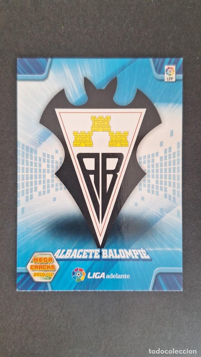 Cromos de F&uacute;tbol: L1 ESCUDO ALBACETE BALOMPIE LIGA ADELANTE SEGUNDA DIVISION 429 PANINI MEGACRACKS 2010 2011 10 11