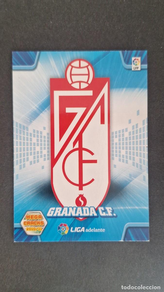 Cromos de F&uacute;tbol: L1 ESCUDO GRANADA C. F. LIGA ADELANTE SEGUNDA DIVISION 433 PANINI MEGACRACKS 2010 2011 10 11