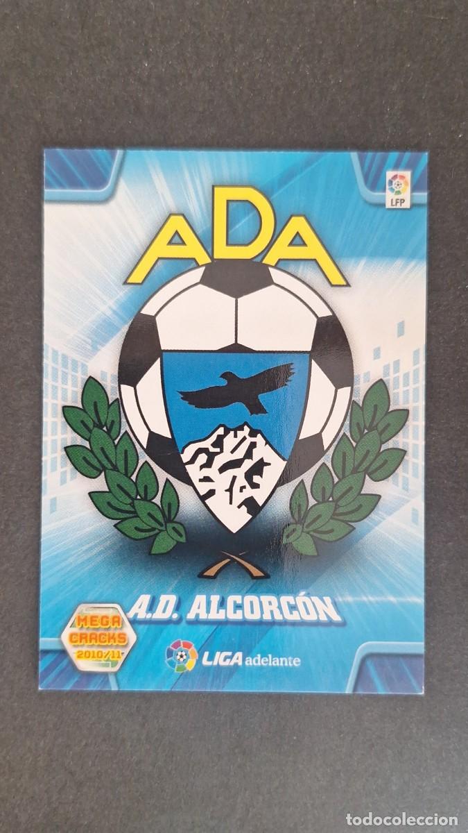 Cromos de F&uacute;tbol: L1 ESCUDO A. D. ALCORCON LIGA ADELANTE SEGUNDA DIVISION 435 PANINI MEGACRACKS 2010 2011 10 11